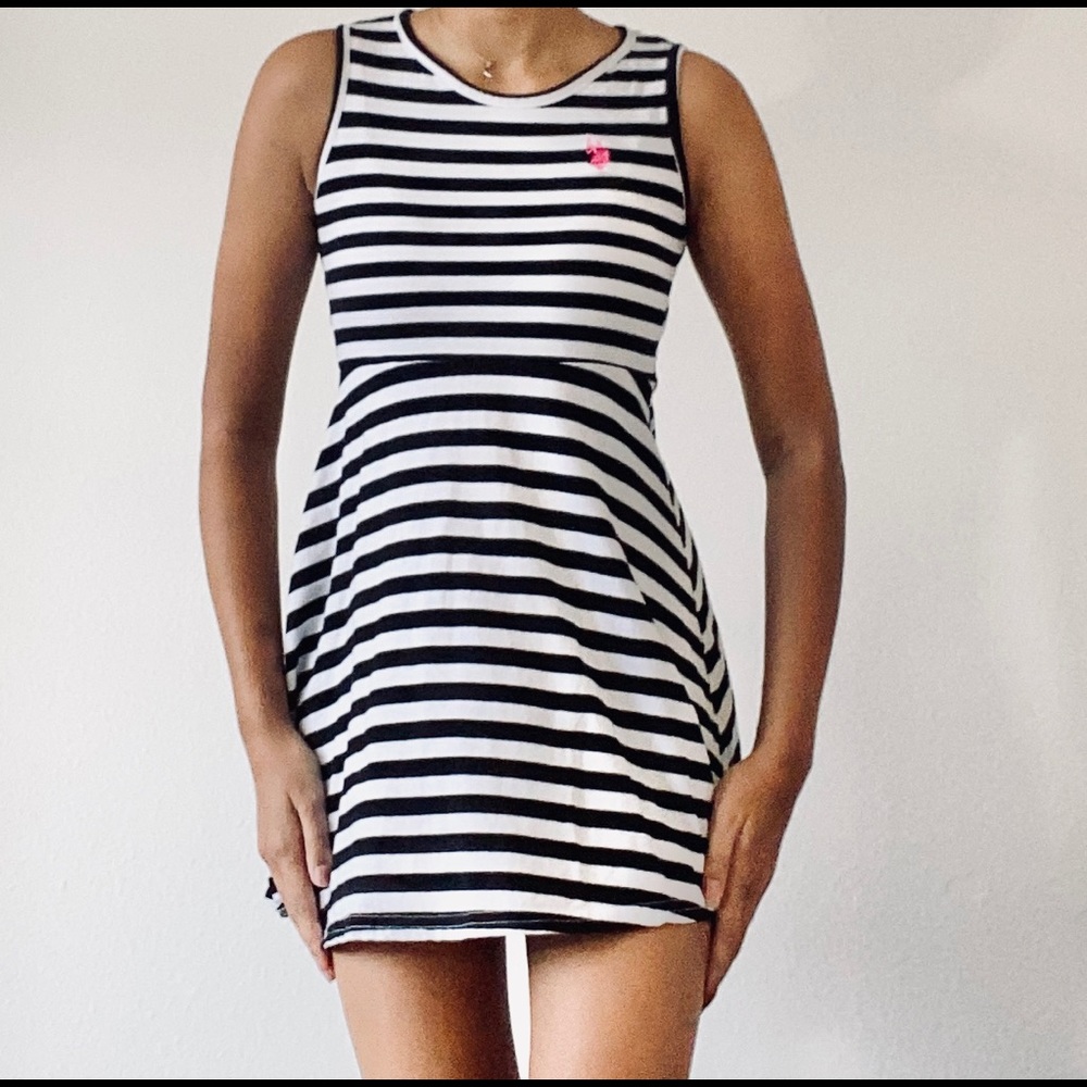U.S. Polo Assn.: A-line striped dress
